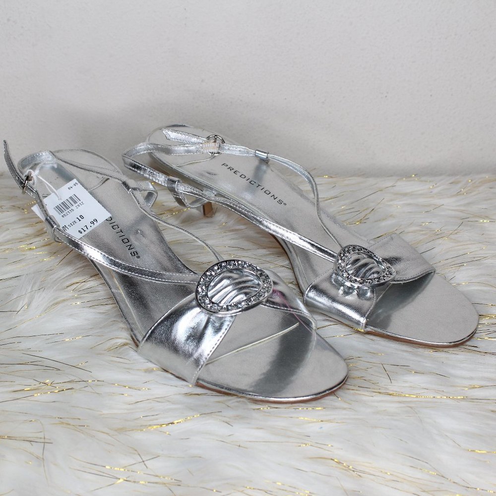 Metallic Silver Short Heel (Brand NEW) never worn